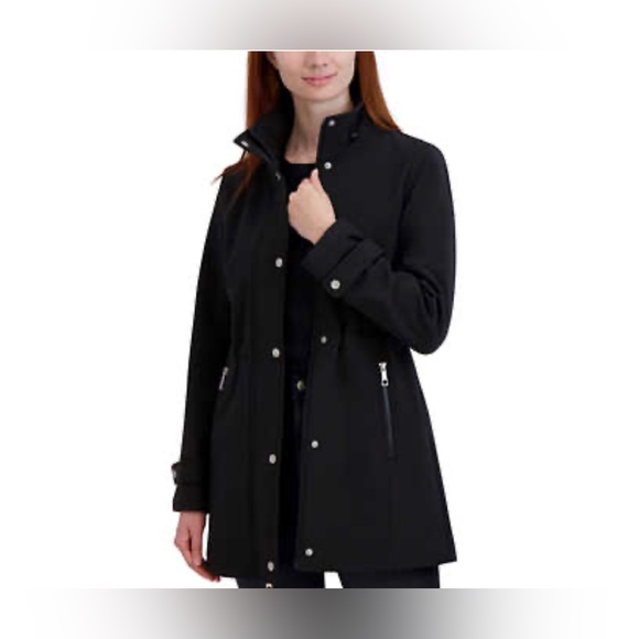 Nautica Women's Black Soft-shell Rain Jacket size XXL - Picture 2 of 13